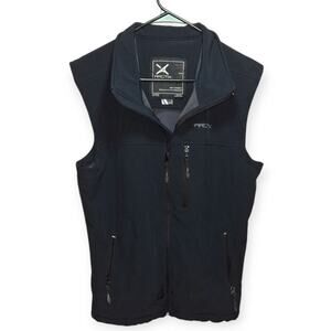 Arctix Men’s Black Softshell Vest M – Zip Pockets, Winter Sport Layer